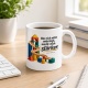 Tasse mit Spruch über Stärke