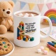 Tasse mit Spruch über Stärke