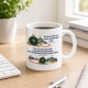 Tasse mit Spruch über Orientierung