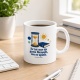 Tasse mit Spruch über Spielen
