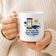 Tasse mit Spruch über Spielen