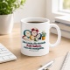 Tasse mit Spruch über Zeit