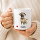 Tasse »Kangal – Herz & Hundemotiv«