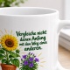 Tasse mit Spruch über Vergleichen