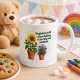 Tasse mit Spruch über Vergleichen