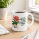 Tasse mit Spruch über Zuversicht