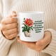 Tasse mit Spruch über Zuversicht