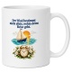 Tasse mit Spruch über Reise