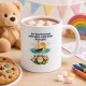 Tasse mit Spruch über Reise