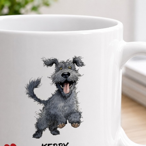 Tasse »Kerry Blue Terrier Herz«