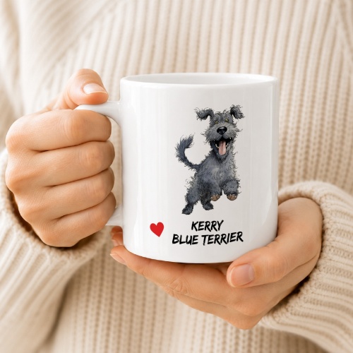 Tasse »Kerry Blue Terrier Herz«