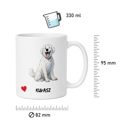 Tasse »Kuvasz Herz«