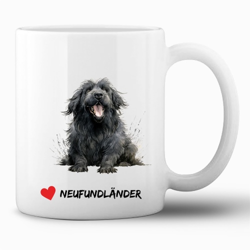 Tasse »Herz Neufundländer«