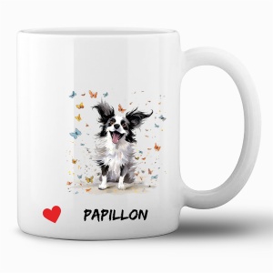 Tasse »Hund Papillon«
