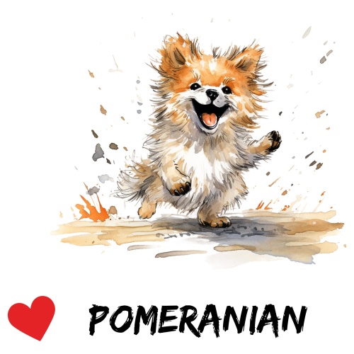 Tasse »Herz Pomeranian«