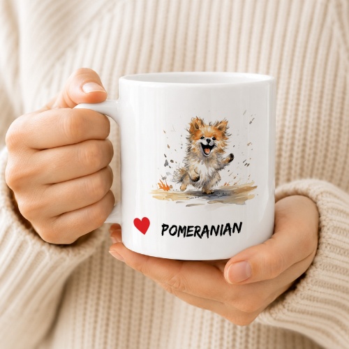 Tasse »Herz Pomeranian«