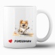 Tasse »Herz Pomeranian«