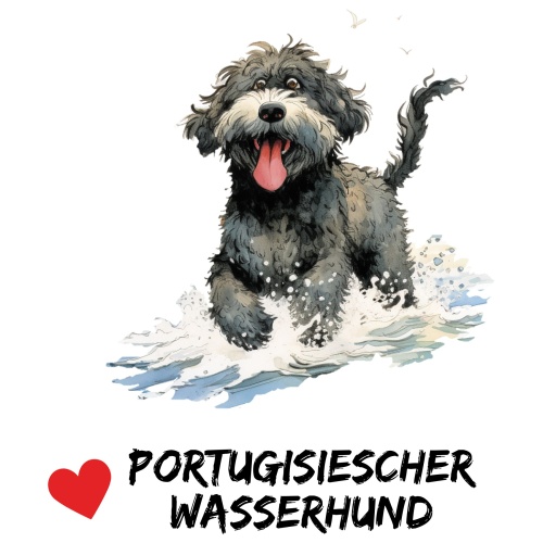 Tasse »Portugiesischer Wasserhund Herz«