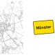 Tasse »Münster Stadtplan & Ortsschild«
