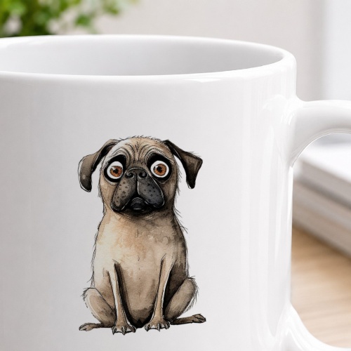 Tasse »Herz Mops«