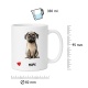 Tasse »Herz Mops«