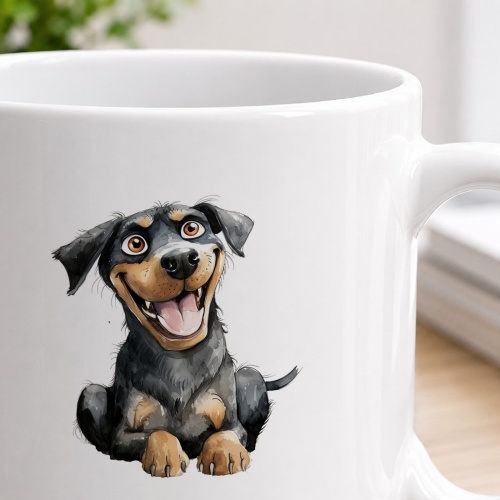Tasse »Herz Rottweiler«