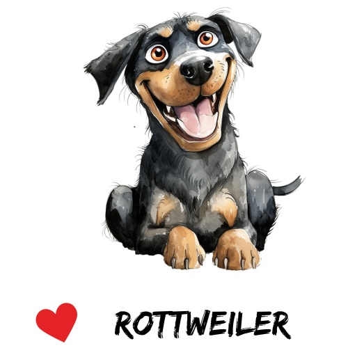 Tasse »Herz Rottweiler«