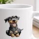 Tasse »Herz Rottweiler«