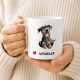 Tasse »Herz Rottweiler«