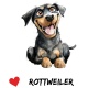 Tasse »Herz Rottweiler«