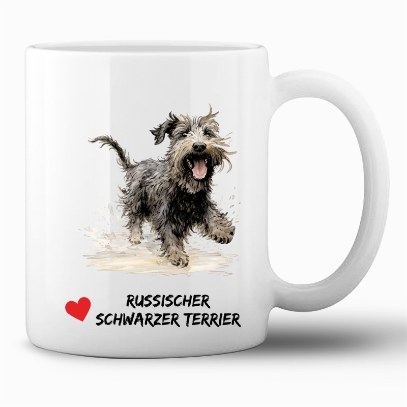 Tasse »Hund Russischer Schwarzer Terrier«