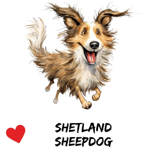 Tasse »Shetland Sheepdog Herzmotiv«