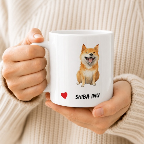 Tasse »Shiba Inu Herz«