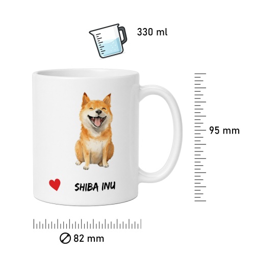 Tasse »Shiba Inu Herz«