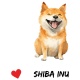 Tasse »Shiba Inu Herz«