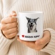 Tasse »Herz Siberian Husky«