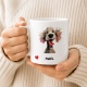 Tasse »Pudel Herzmotiv«