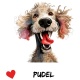 Tasse »Pudel Herzmotiv«