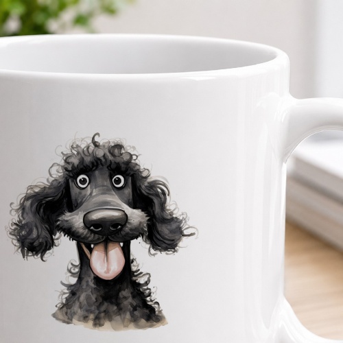 Tasse »Pudel – Herz & Hundemotiv«