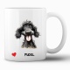 Tasse »Pudel – Herz & Hundemotiv«
