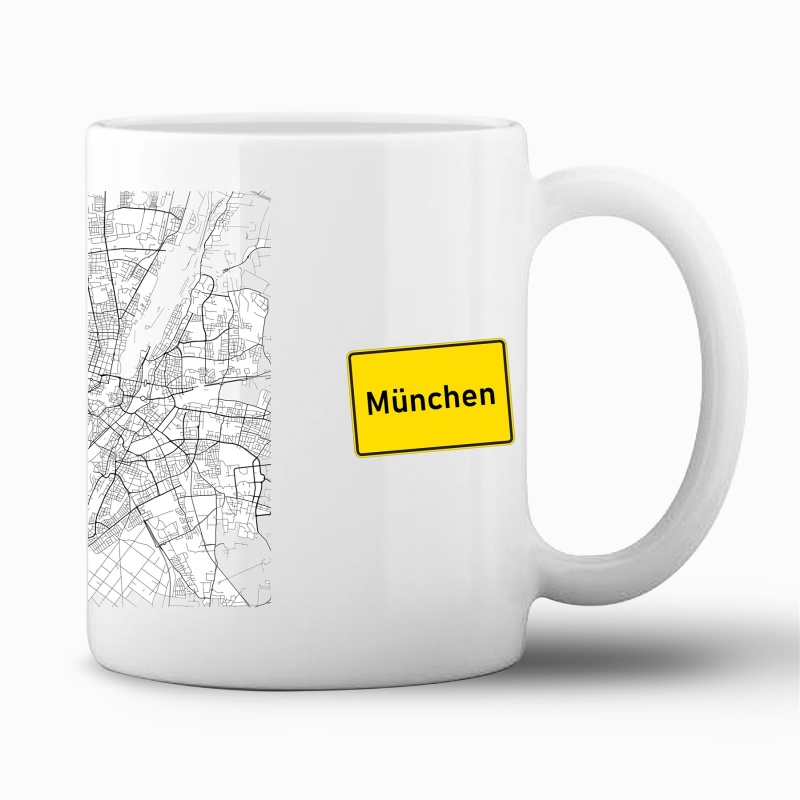 Tasse "Map München"