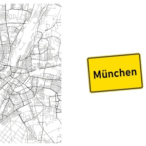 Tasse "Map München"
