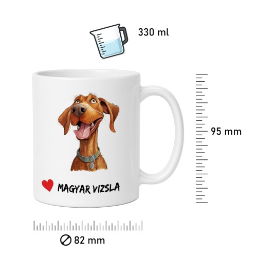 Tasse »Herz Magyar Vizsla«