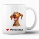 Tasse »Herz Magyar Vizsla«