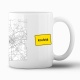 Tasse "Map Krefeld"