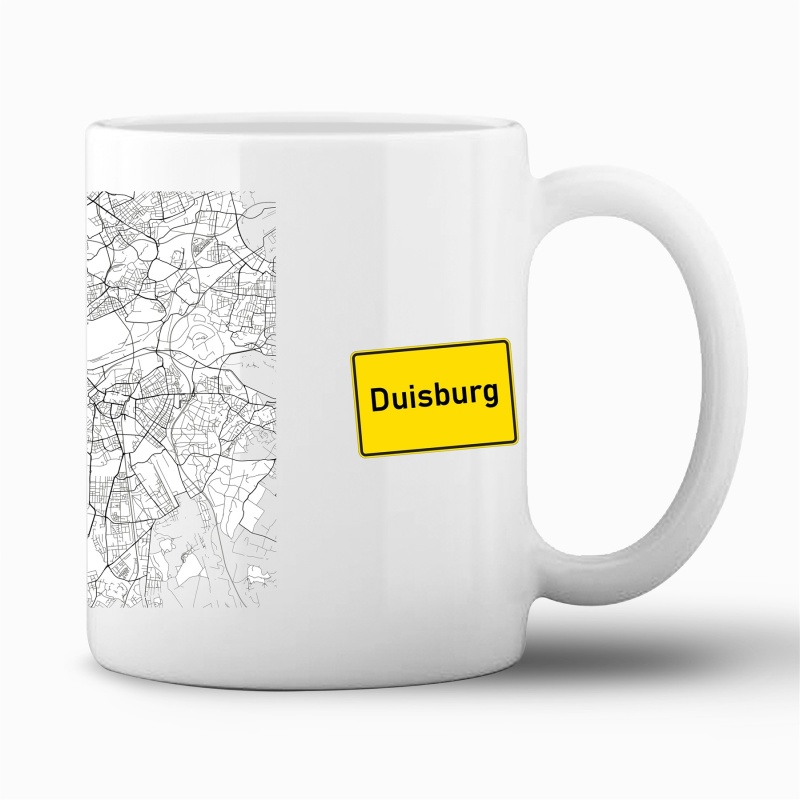 Tasse "Map Duisburg"