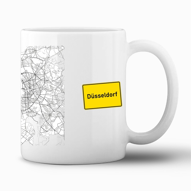 Tasse "Map Düsseldorf"