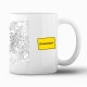 Tasse »Düsseldorf Stadtkarte & Ortsschild«