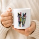 Tasse »Bunte Pferde – lustiges Tiermotiv«