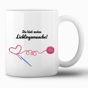 Tasse »Du bist meine Lieblingsmasche«
